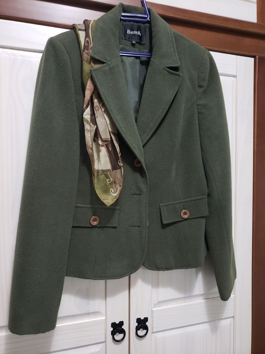 casaco feminino verde musgo
