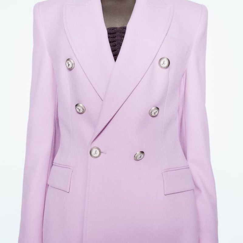 Blazer Lilás Zara, Terno Feminino Zara Nunca Usado 45888945