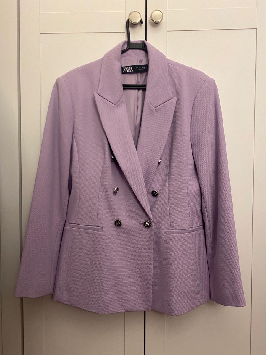 Blazer lilas online zara