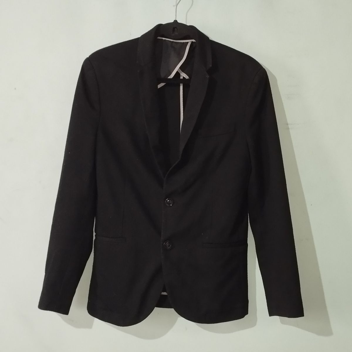 man2ira様 Blazer M - Zara Man (Preto - Social - Poliéster e Viscose
