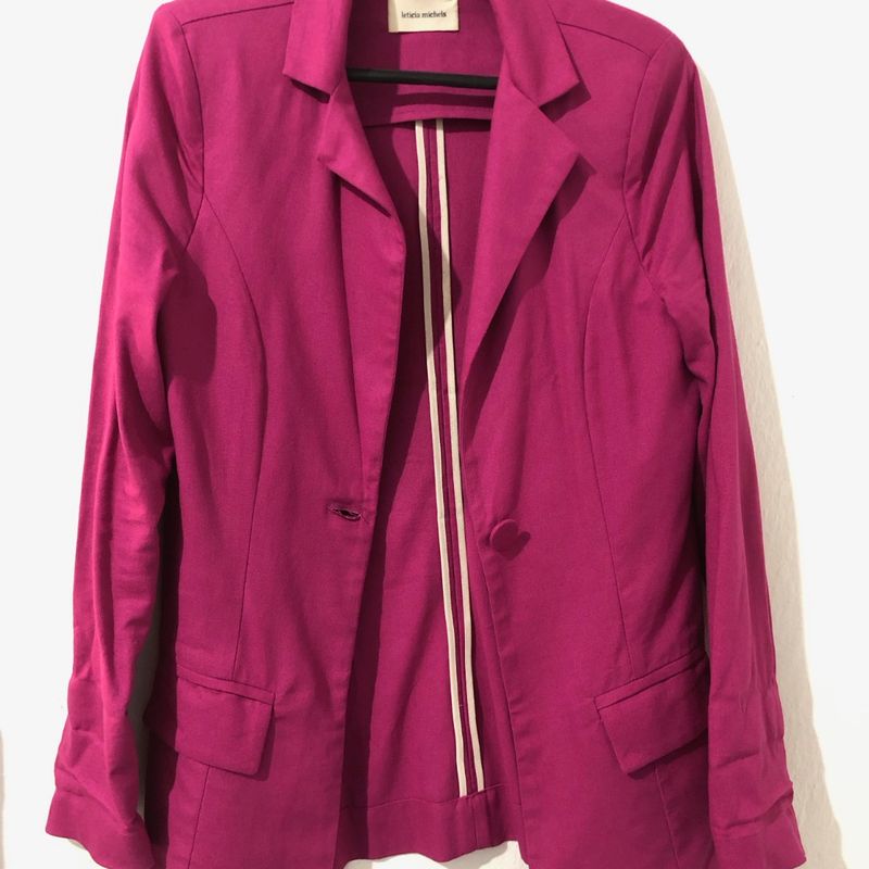 Blazer Maui Pitaya, Casaco Feminino Leticia Michels Usado 91792626