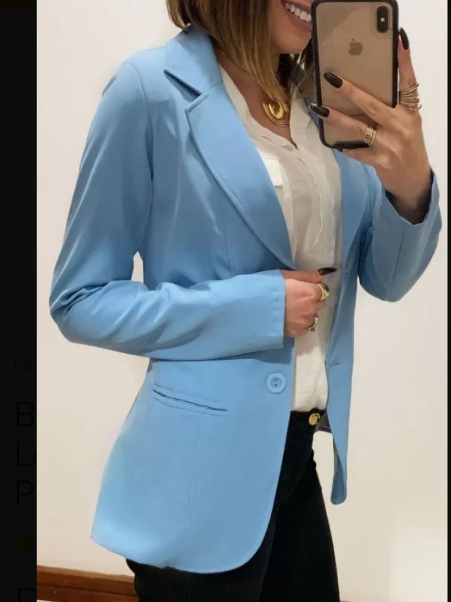 blazer em alfaiataria feminino