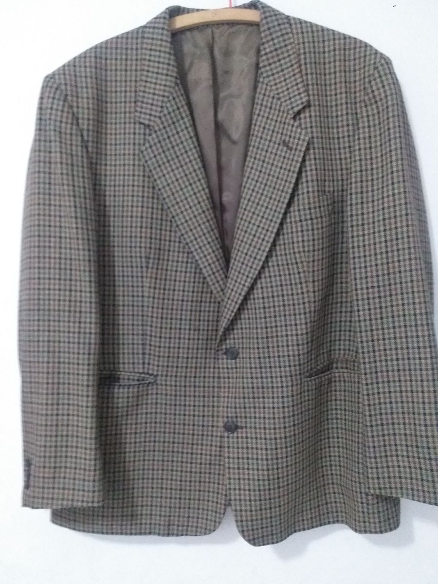 80s Pierre Cardin Blazer|  Checkered oversized Design Jacket