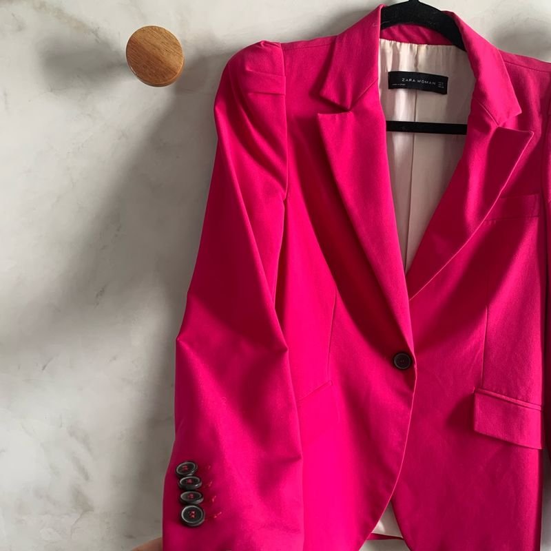 Blazer Pink da Zara, Terno Feminino Zara Nunca Usado 80298244