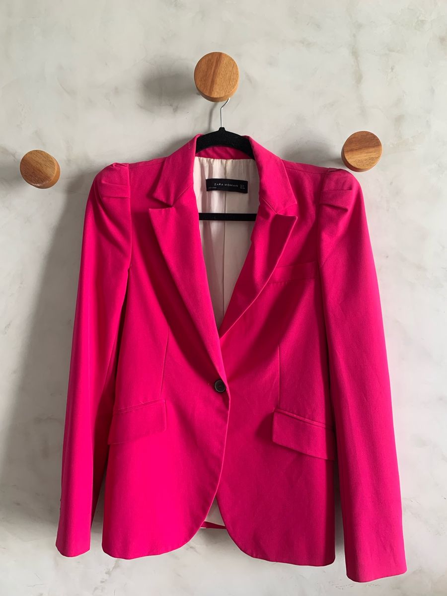 Blazer Pink da Zara, Terno Feminino Zara Nunca Usado 80298244