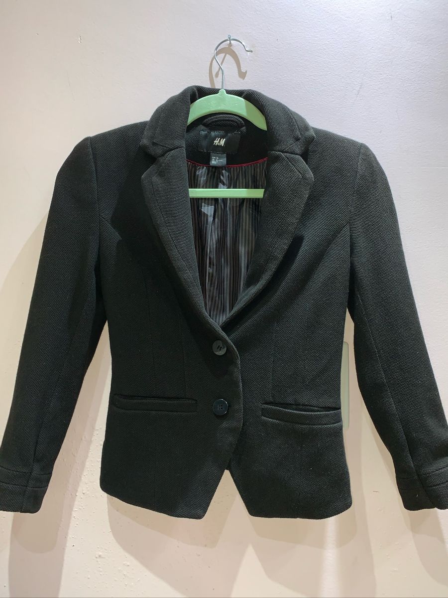  Blazer  Preto Pp H  m  Terno Feminino H  M  Usado 42186308 