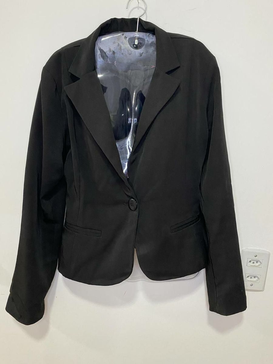 Blazer preto feminino store c&a