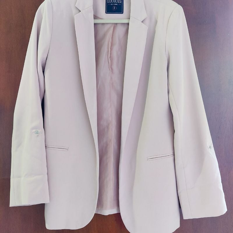 Blazer Rosa Clockhouse Alfaiataria Clock House Usado