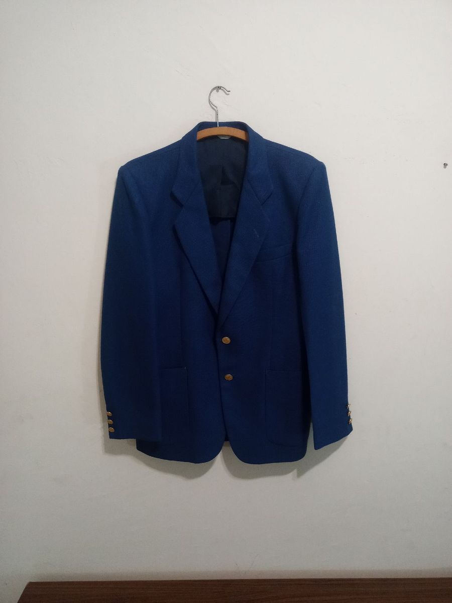 紺 VALENTINO ジャケット 44 麻