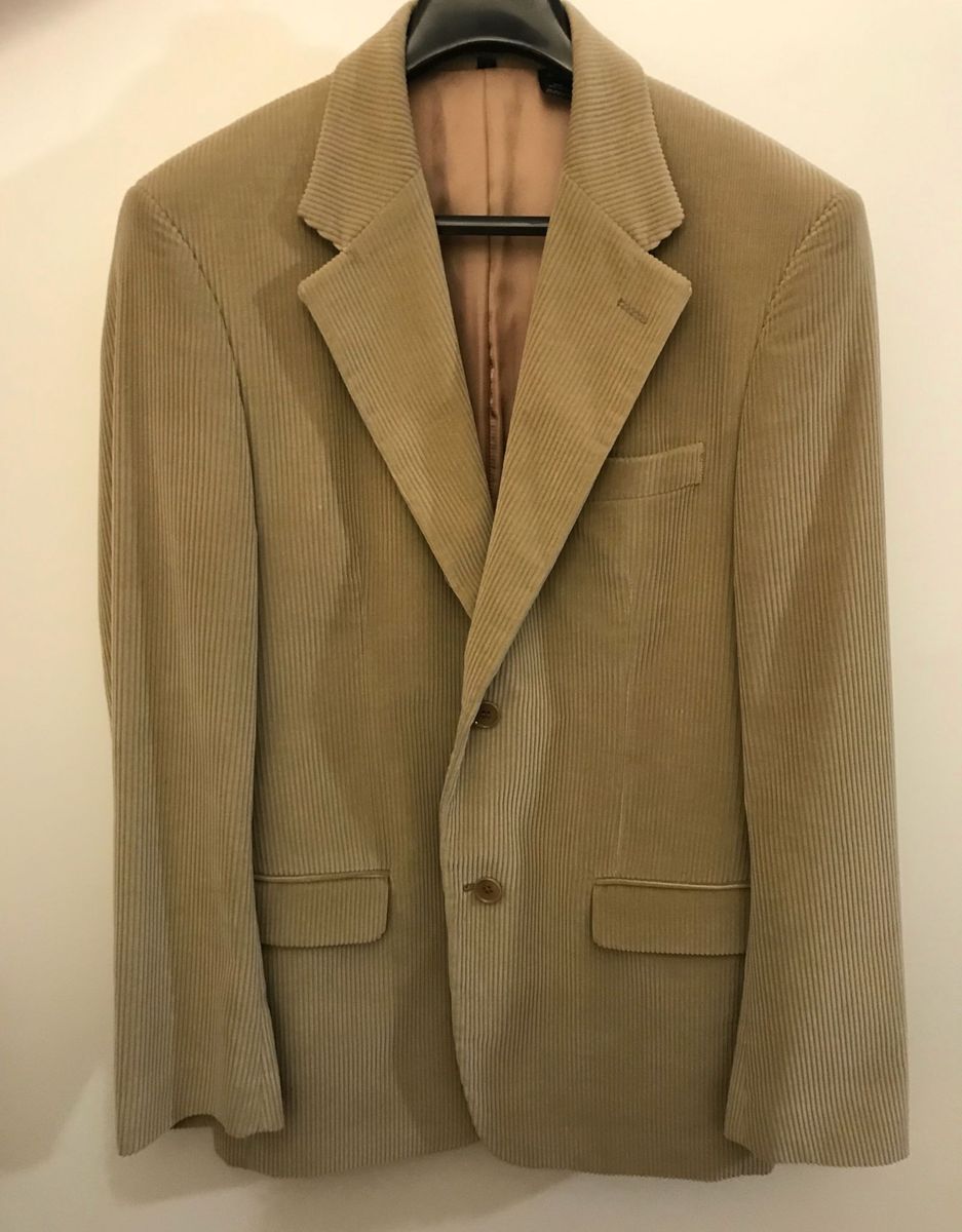 casaco de veludo masculino