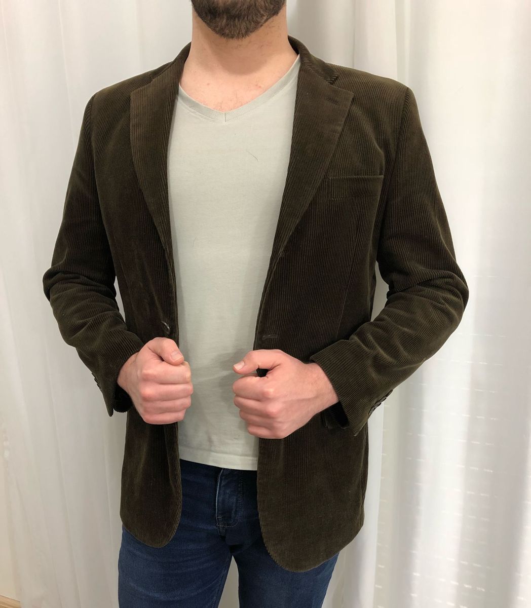 casaco de cotele masculino