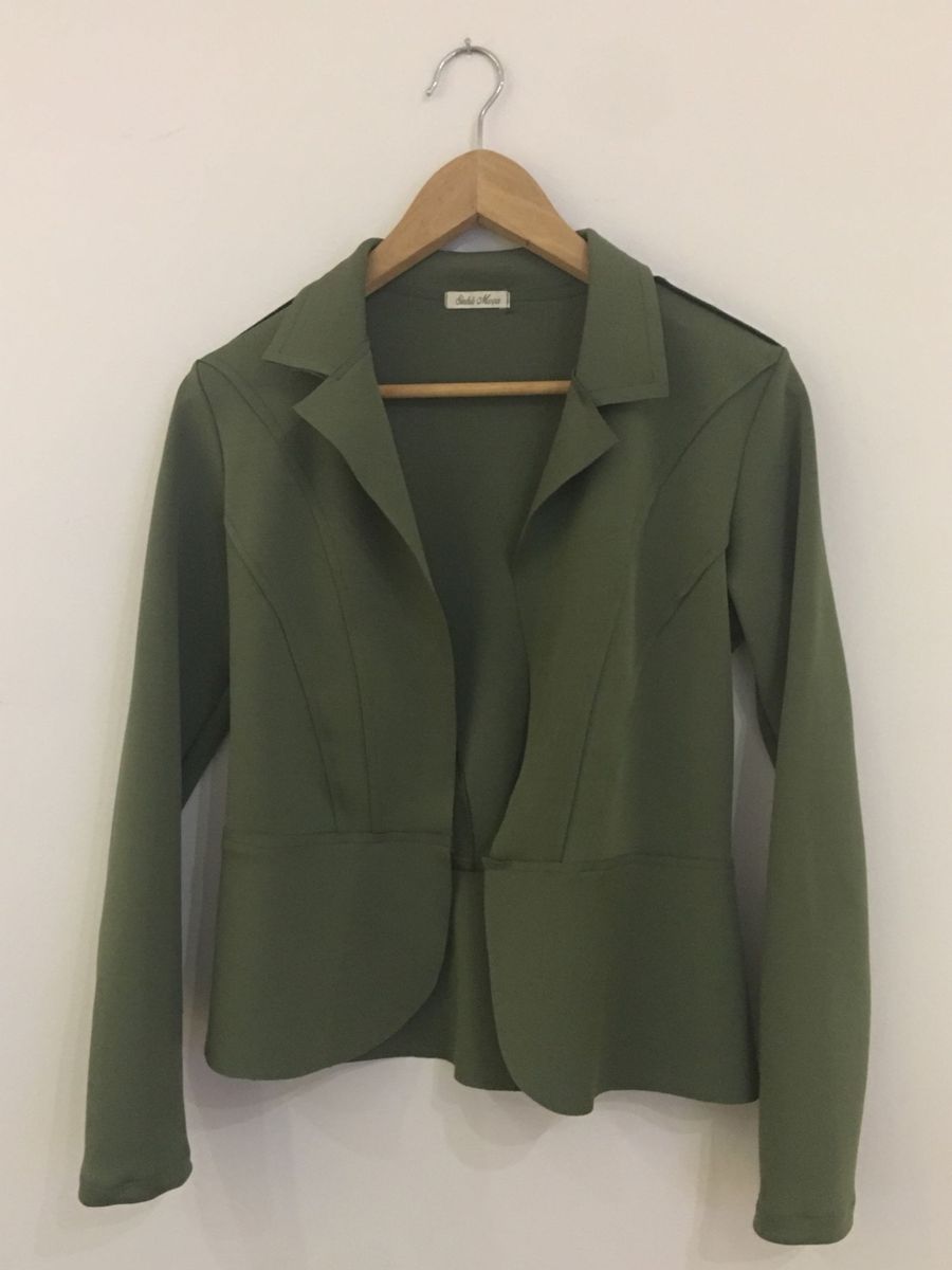 casaco neoprene verde militar