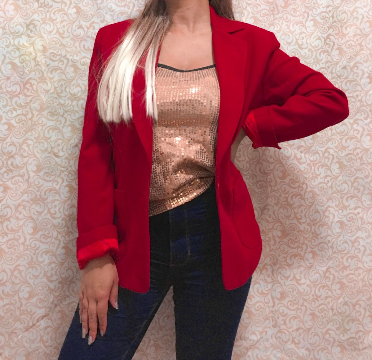 blazer vermelho - blazer pendleton
