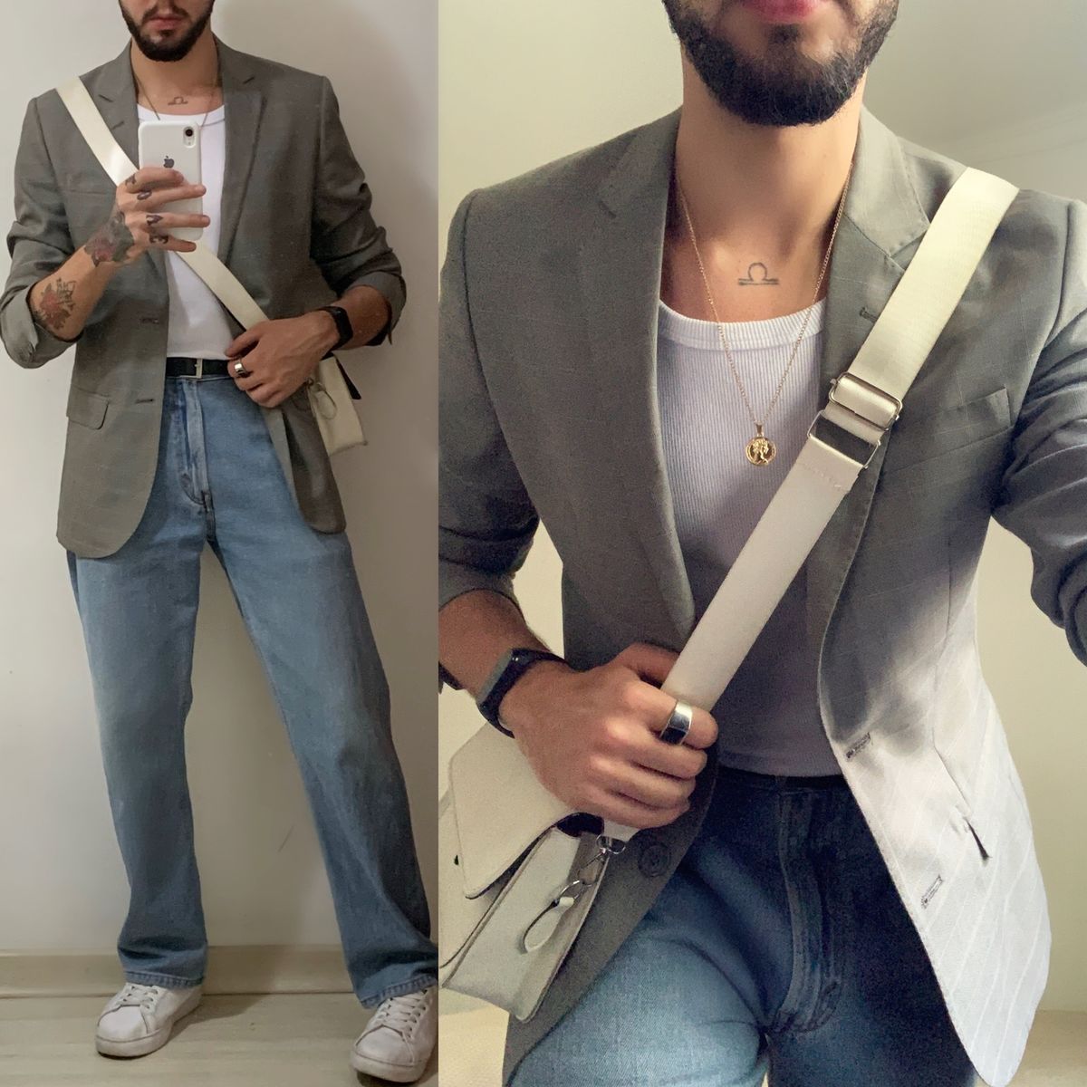 Blazer Xadrez Boschini Claro R1500 | Blazer Masculino Boschini Usado ...