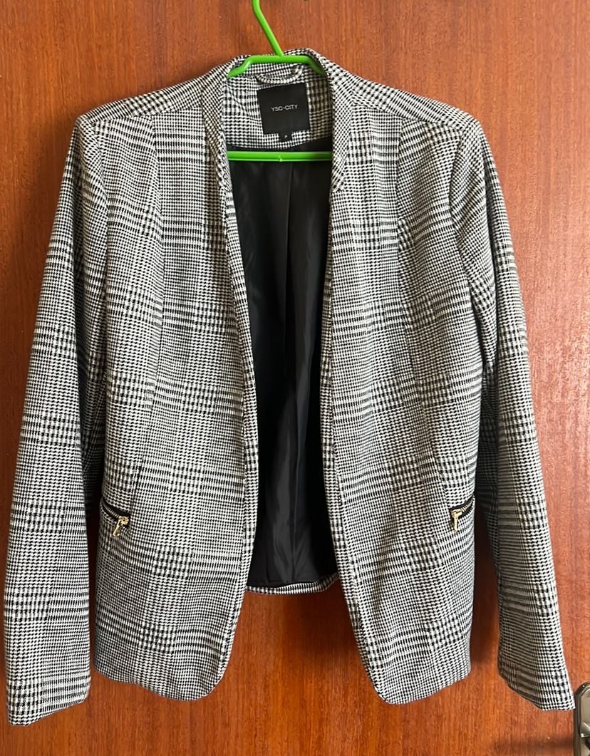 Blazer Xadrez Cea | Casaco Feminino C&A Usado 79240197 | enjoei