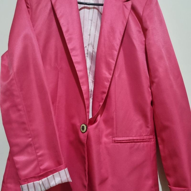 Blazer Pink da Zara, Terno Feminino Zara Nunca Usado 80298244