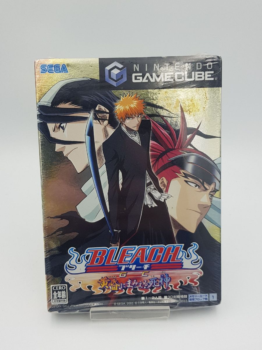 Bleach Gamecube Lacrada Japonesa Jogo de Videogame Sega Nunca Usado