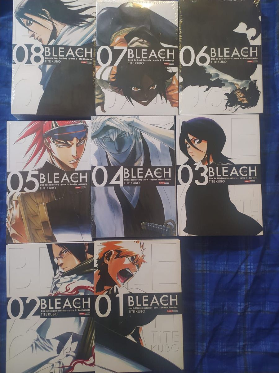 Bleach Remix 1 Ao 8 | Livro Jbc Usado 119047499 | enjoei