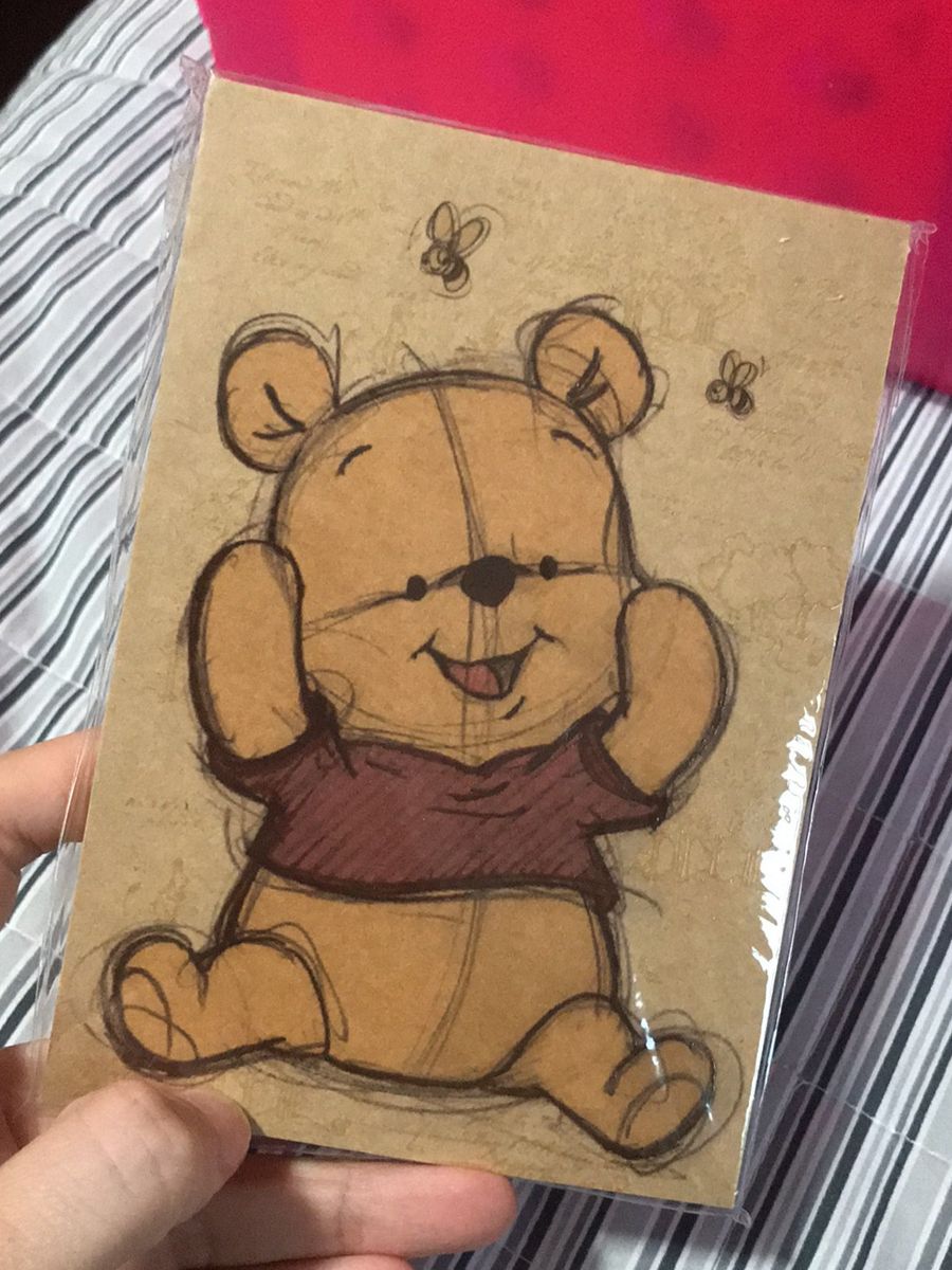 Bloco De Cartas Ursinho Pooh Item De Papelaria Disney Nunca Usado Enjoei