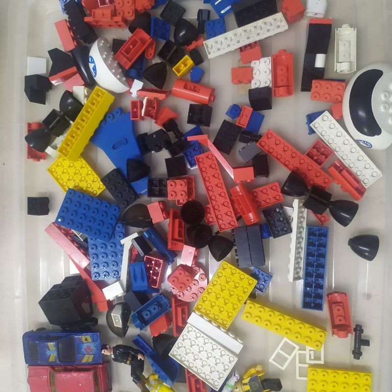 Blocos de Montar infantil, Brinquedo de montar tipo lego grande médio e  pequeno