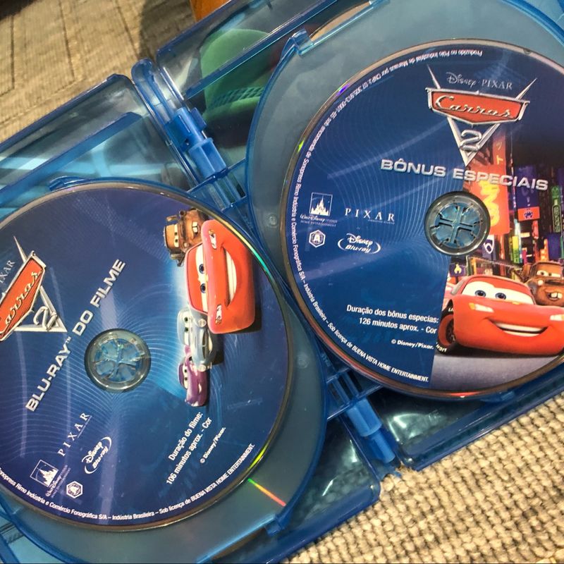 Blu Ray 3d Cars 2 Filme e S rie Disney Pixar Usado 75025353 enjoei