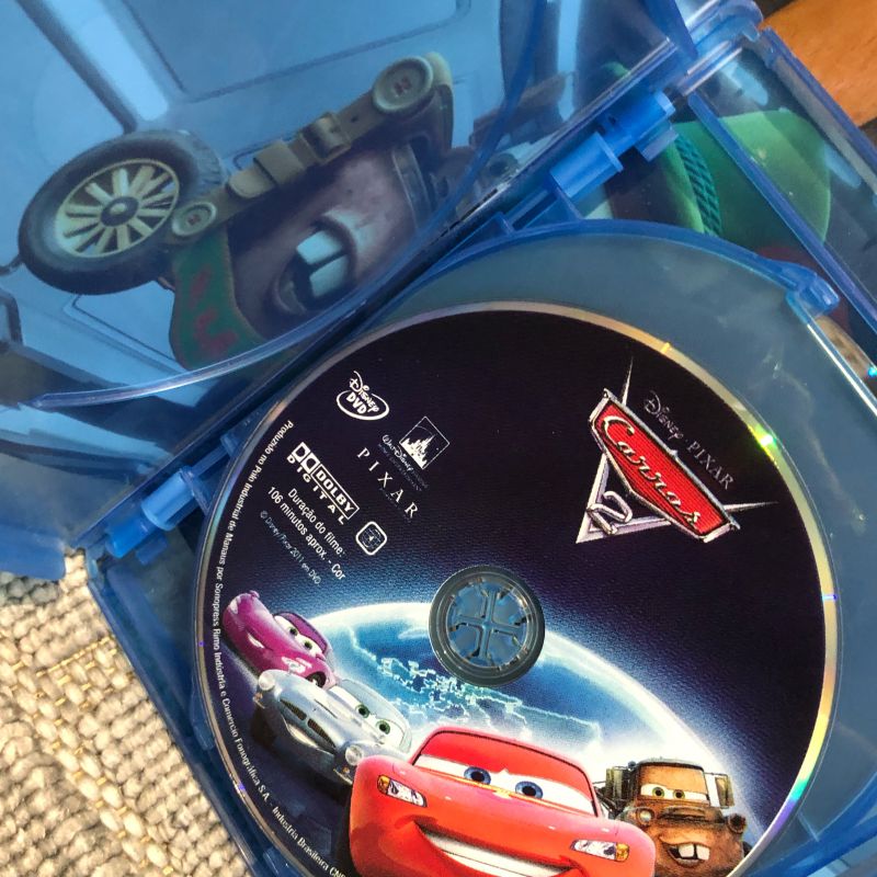 Blu ray 3d Cars 2 Filme e S rie Disney Pixar Usado 75025353 enjoei