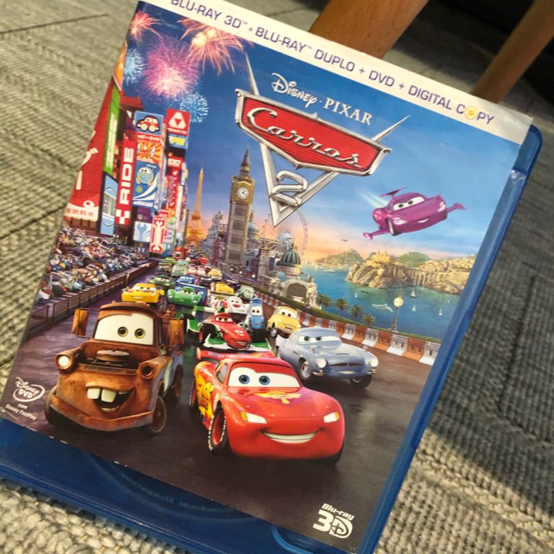 Blu Ray 3d Cars 2 Filme e S rie Disney Pixar Usado 75025353 enjoei