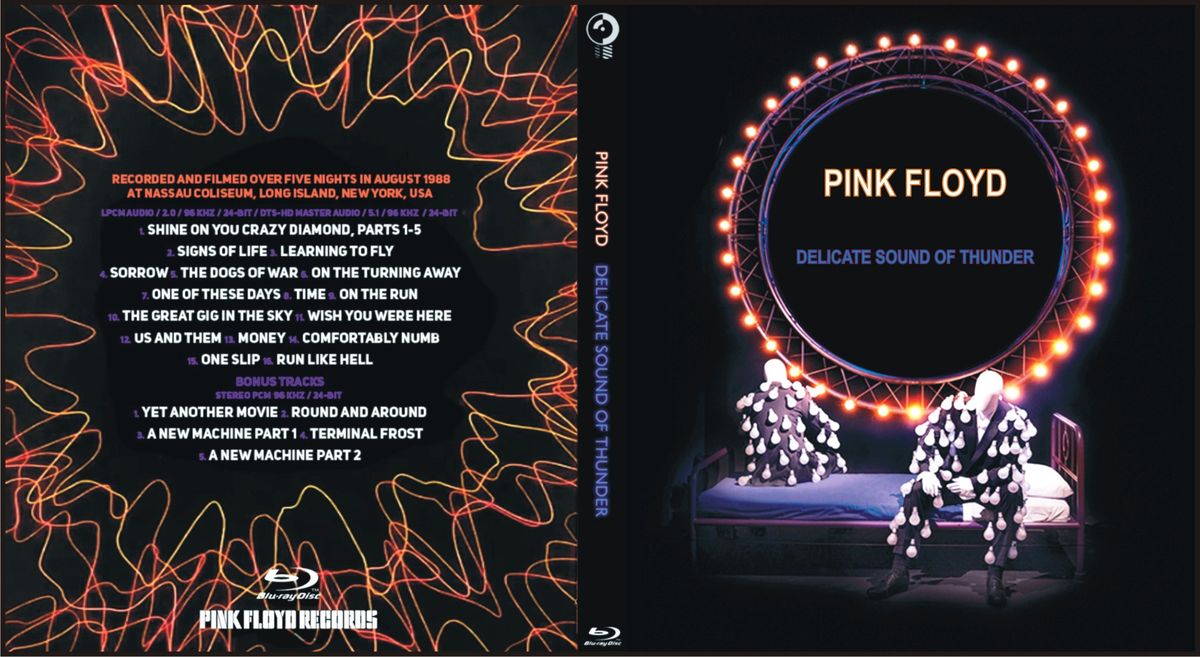 Blu Ray Pink Floyd Delicate Sound Of Thunder Bonus Item De M Sica Bluray Nunca Usado