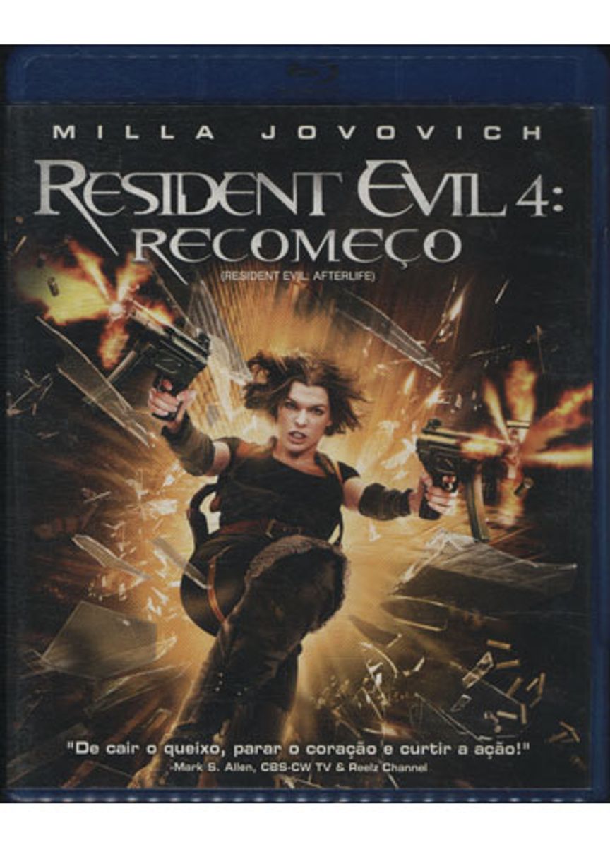 Resident Evil 4 Recomeço - Blu Ray 3D Filme Ação