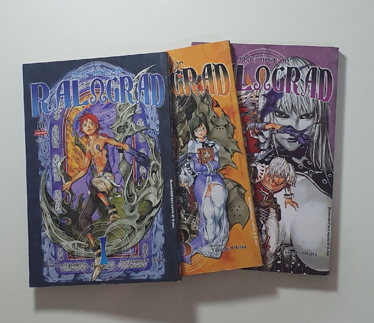 Blue Dragon Ral Grad Volumes 1,3 e 4 | Livro Jbc Usado 47949018 | enjoei
