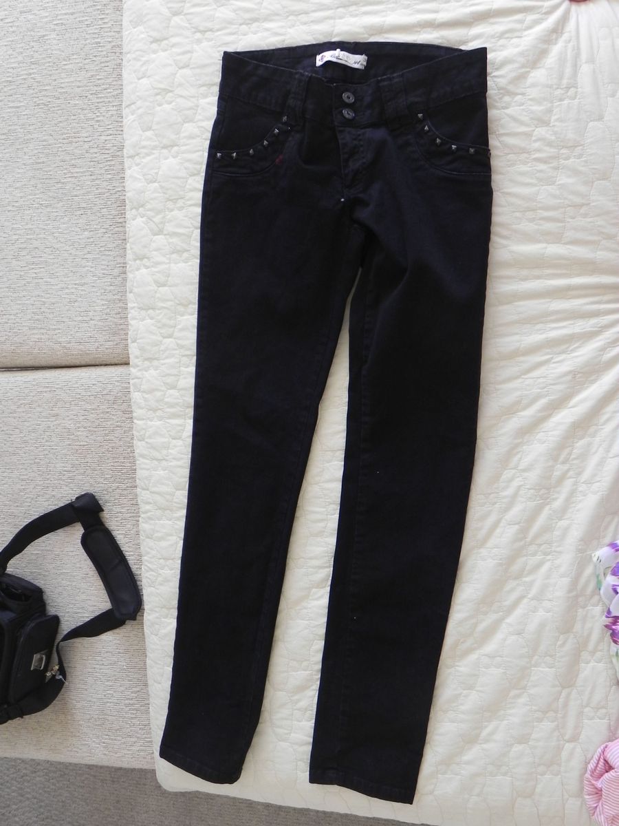 Blue Steel Calça Skinny Preta 38 Calça Feminina Blue Steel Usado