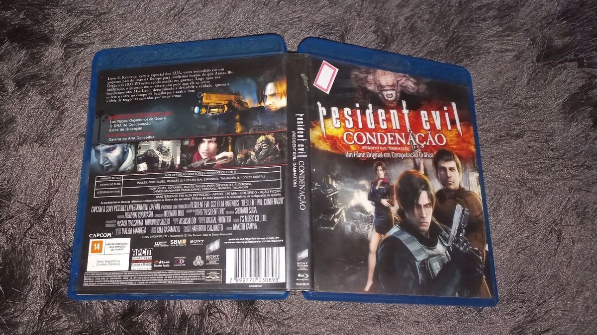 DVD Resident Evil: Condenação - Um Filme Original em Computação