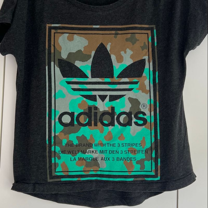 Blusa Adidas Estampa Feminina Adidas Usado 110992339 enjoei