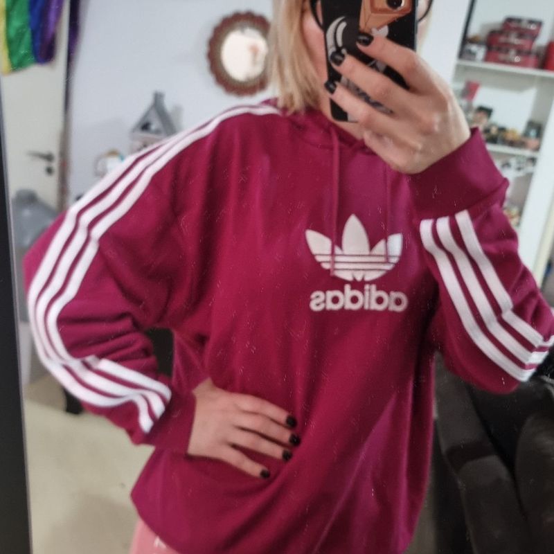 Blusa da adidas feminina best sale mercado livre