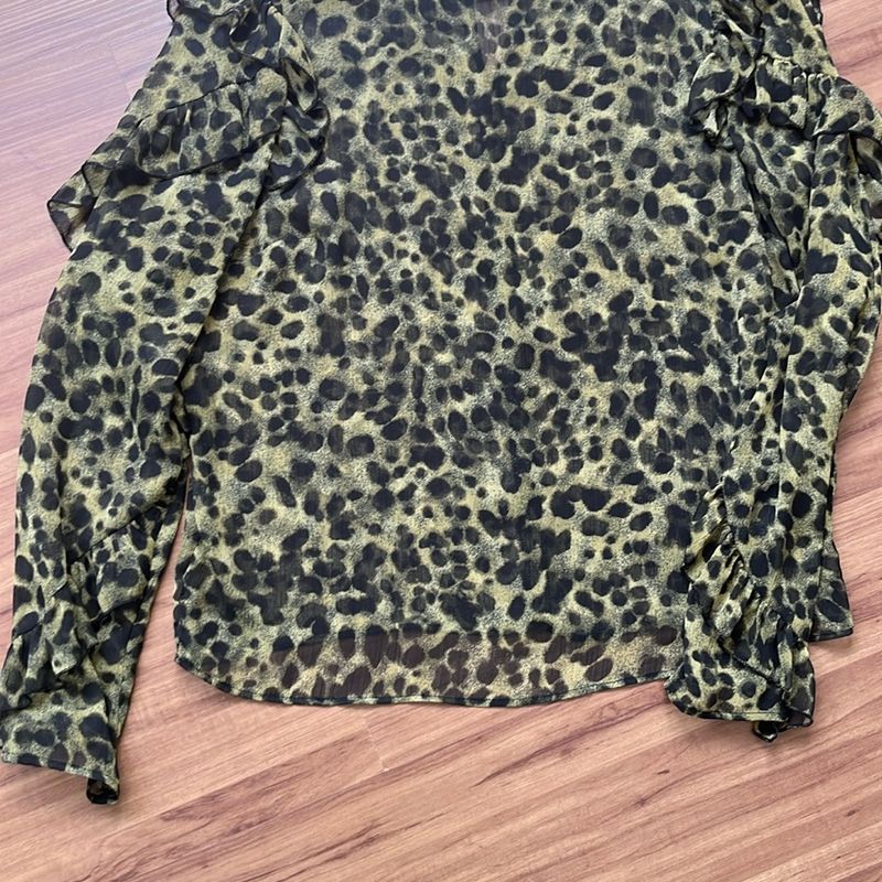 Blusa animal print h&m hotsell