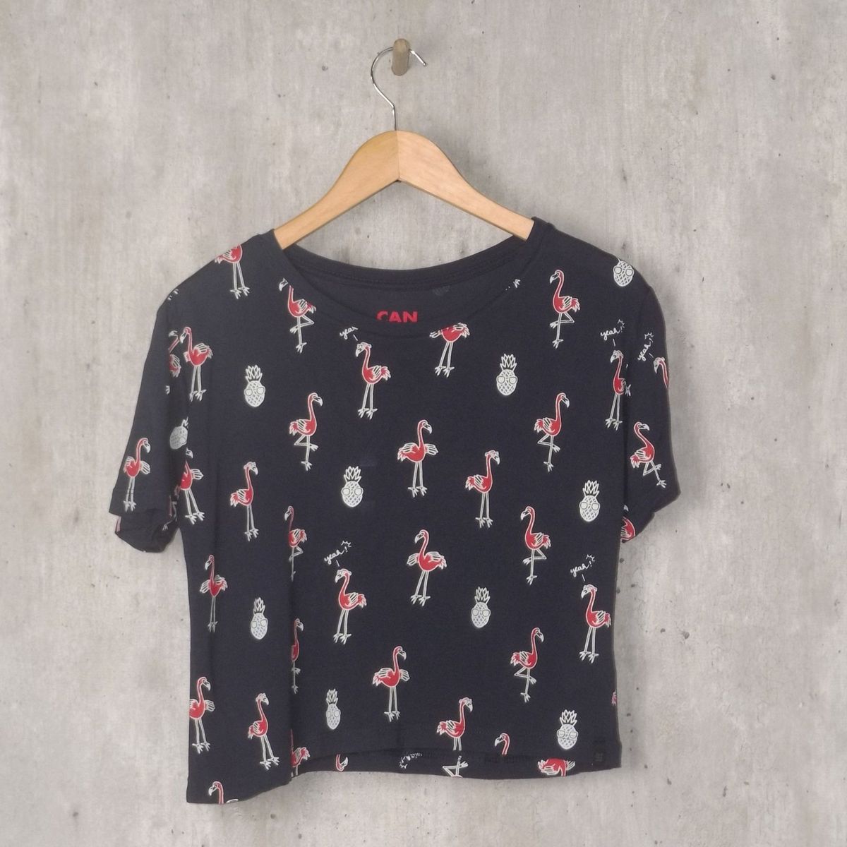 blusa de flamingo feminino