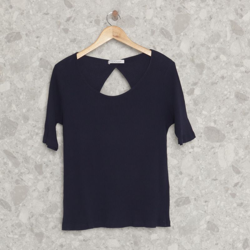 Blusa best sale azul mango