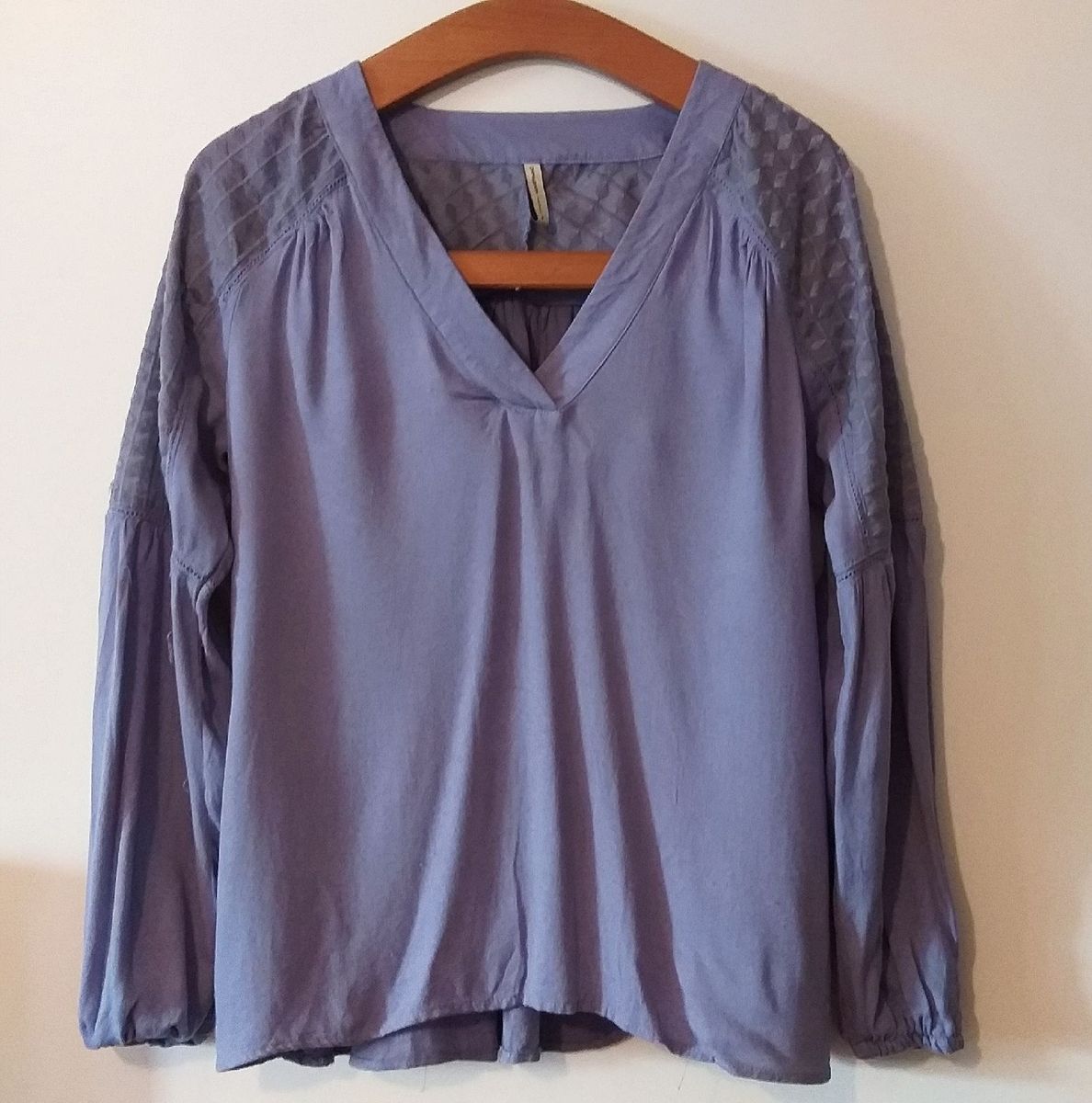blusa azul marfinno. - blusas marfinno
