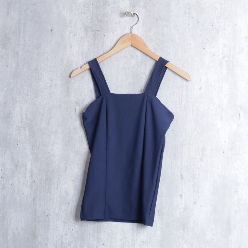 Blusa Azul Marinho Quintess Blusa Feminina Quintess Usado 82206775  enjoei