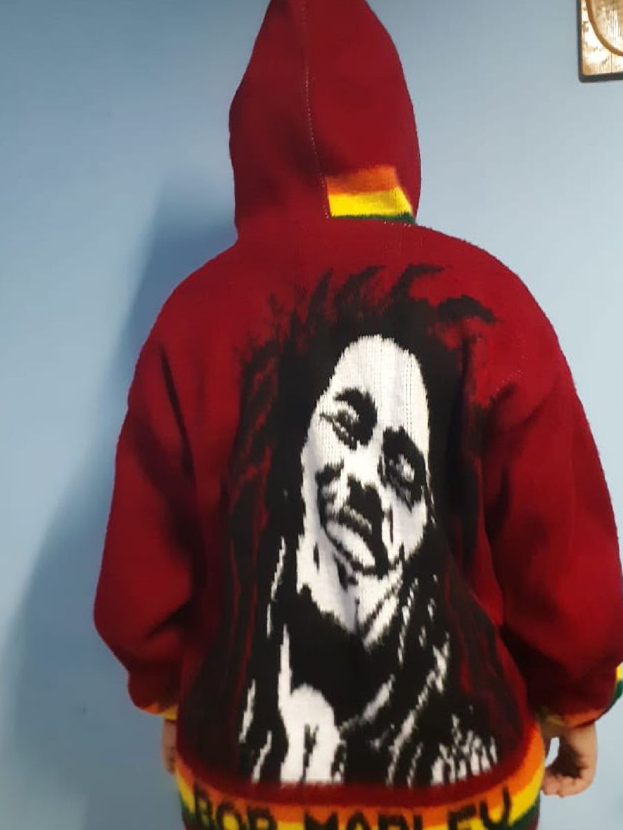 blusa de frio do bob marley