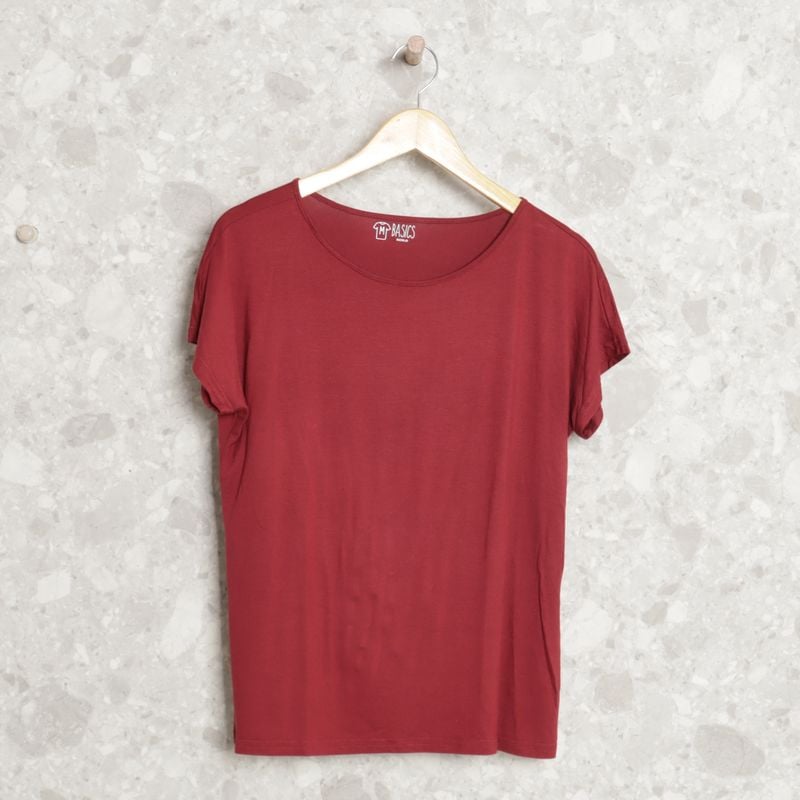 Blusa Bordô Básica Riachuelo Riachuelo Usado 99538473 enjoei