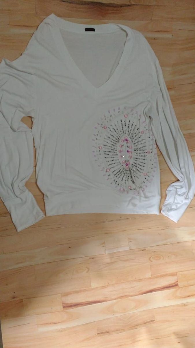 blusa branca bordada - blusas sem marca