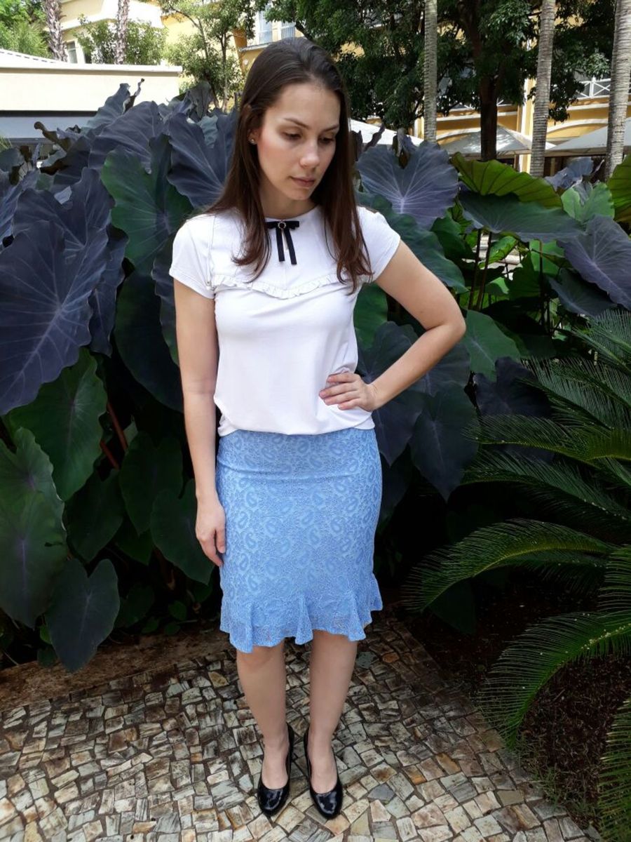 blusa branca evangelica