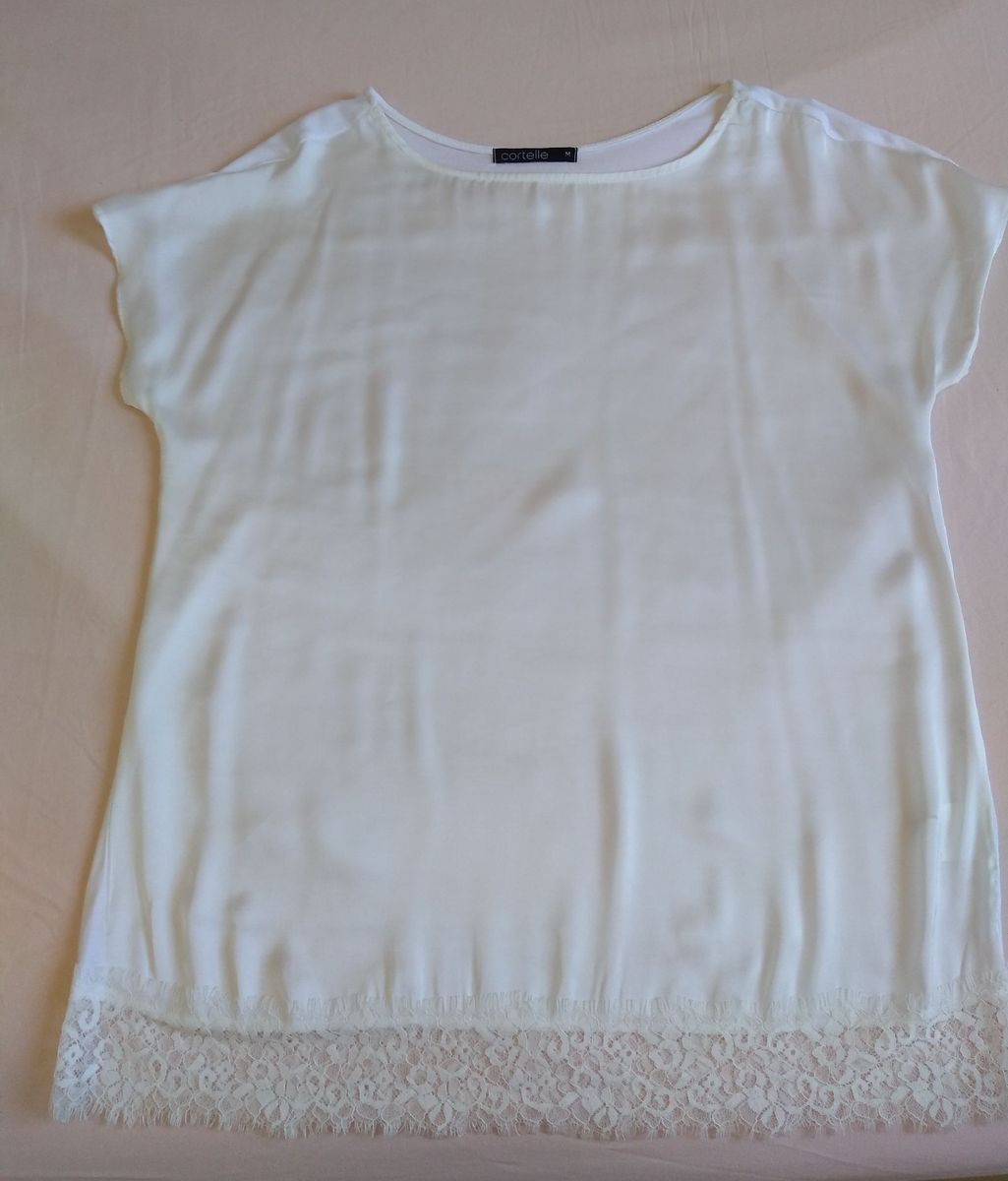 blusa branca na renner
