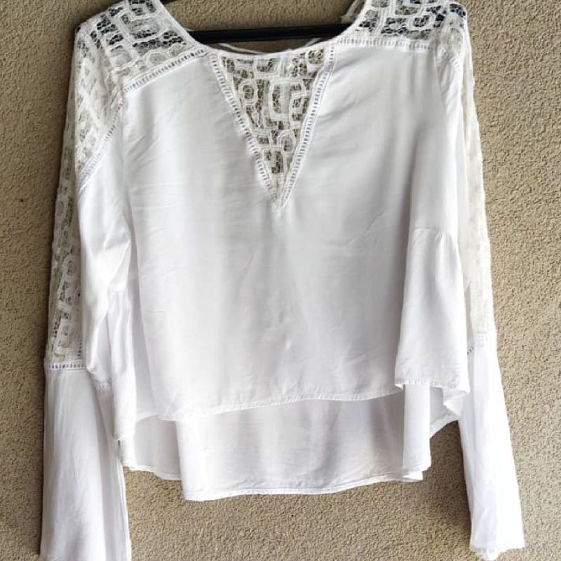 Blusa best sale branca chique