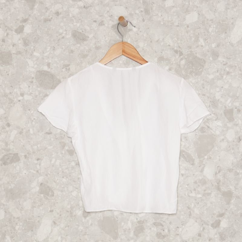 Peça Rara Brechó  BLUSA BRANCA - ZARA WOMAN