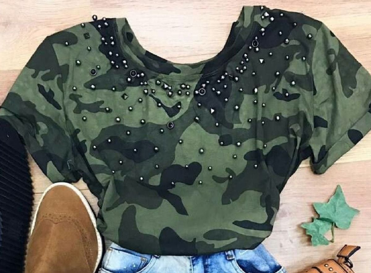 blusão militar feminino