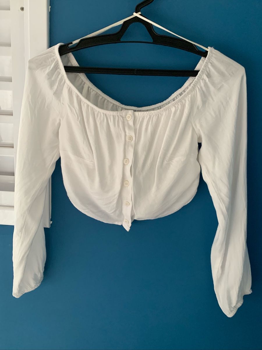 blusa branca na renner