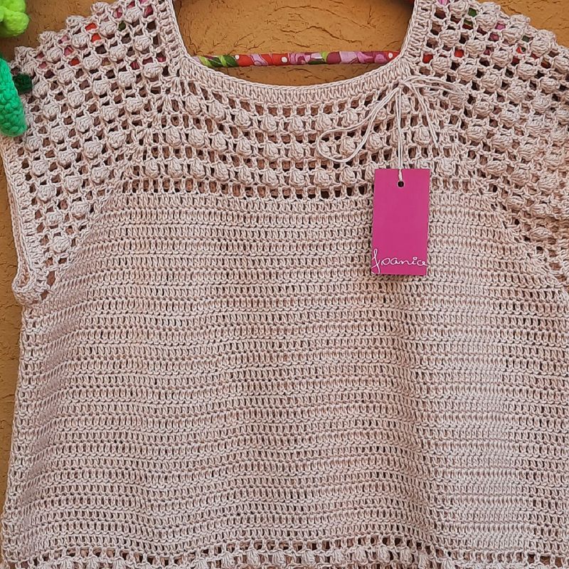 Blusa tejida a crochet fácil y rápido - top crochet 