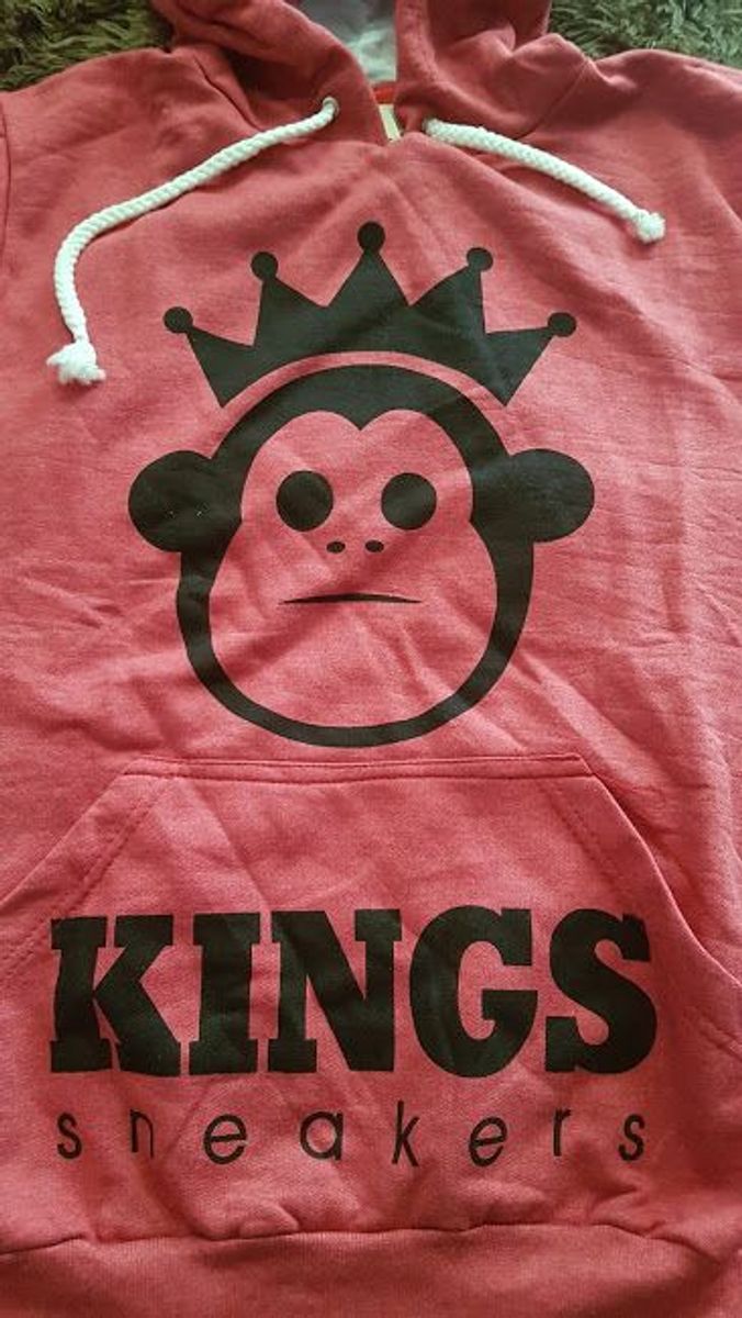 moletom kings rosa